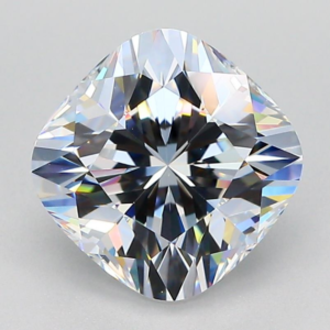 Simulated Diamond White Cushion Square