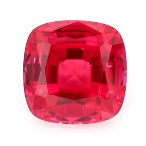 Lab Ruby Cushion Square