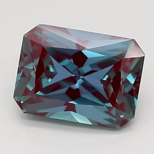 Lab Alexandrite Radiant Emerald