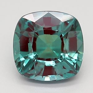 Lab Grown Alexandrite Cushion Square (Recrystallized)