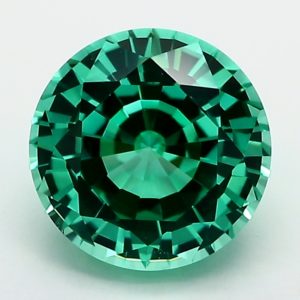 Lab Green Sapphire Round