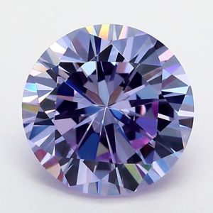 Simulated Lilac Lavender Round