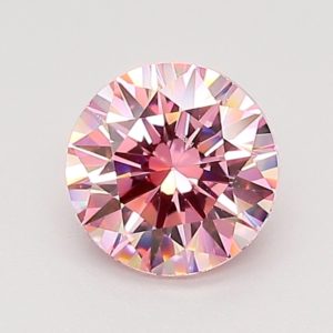 Simulated Morganite Round