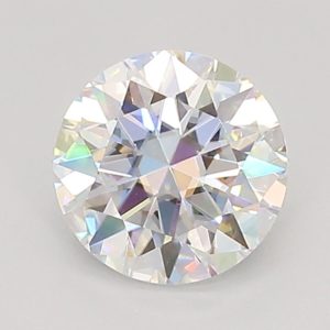 Lab Moissanite DEF White Round