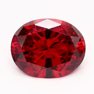 Simulated Chinese Red Oval