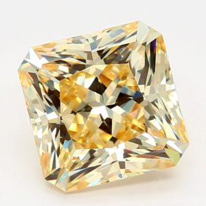 Simulated Diamond Canary Radiant Square