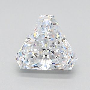 Simulated Diamond White Triangle w/CC